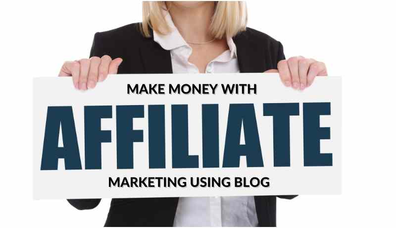 Make money with affiliate marketing.